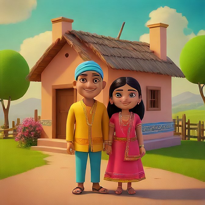 3D cartoon character art